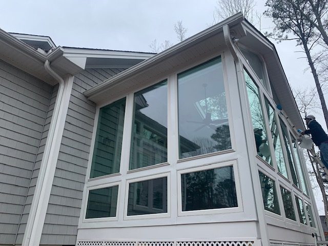 Large energy-efficient windows installed on a Triangle home